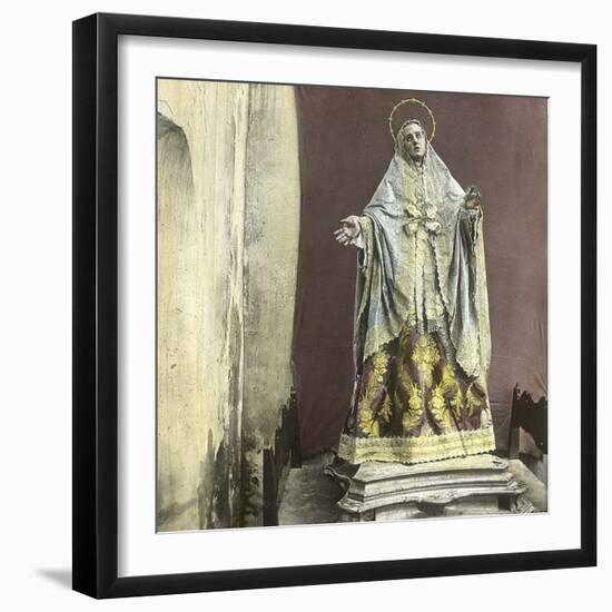 Holy Virgin in the Atelier of Francisco Zarcillo (1707-1783), Murcia (Spain)-Leon, Levy et Fils-Framed Photographic Print