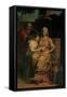 Holy Virgin Mary with St. Anne and St. Joachim-Pietro Ayres-Framed Stretched Canvas
