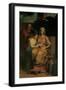 Holy Virgin Mary with St. Anne and St. Joachim-Pietro Ayres-Framed Art Print