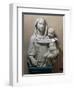 Holy Virgin with Infant Saviour Holding Scroll, 1446-1449-Luca Della Robbia-Framed Giclee Print