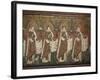 Holy Virgins Procession - Detail of Mosaics, Basilica of Sant'apollinare Nuovo Ravenna-null-Framed Giclee Print