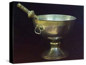 Holy Water Bowl. Gift from Tsar Mikhail Feodorovich, 17th Century-null-Stretched Canvas