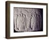 Holy Water Font from Priory Church, Le Bourget Du Lac, Savoy, France-null-Framed Giclee Print