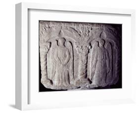 Holy Water Font from Priory Church, Le Bourget Du Lac, Savoy, France-null-Framed Giclee Print