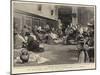 Holy Week in Rome, Ladies of the Nobility Washing the Feet of Poor Pilgrims-null-Mounted Giclee Print