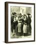 Holy Week Rome Italy 1866 Villagers Assembling for Religious Services-null-Framed Giclee Print