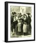Holy Week Rome Italy 1866 Villagers Assembling for Religious Services-null-Framed Giclee Print