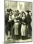 Holy Week Rome Italy 1866 Villagers Assembling for Religious Services-null-Mounted Giclee Print