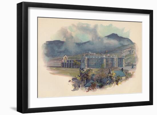 'Holyrood Palace', c1890-Charles Wilkinson-Framed Giclee Print