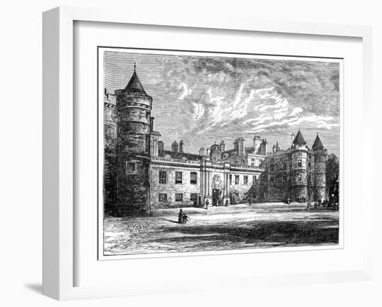 Holyrood Palace, Edinburgh, 1900-null-Framed Giclee Print