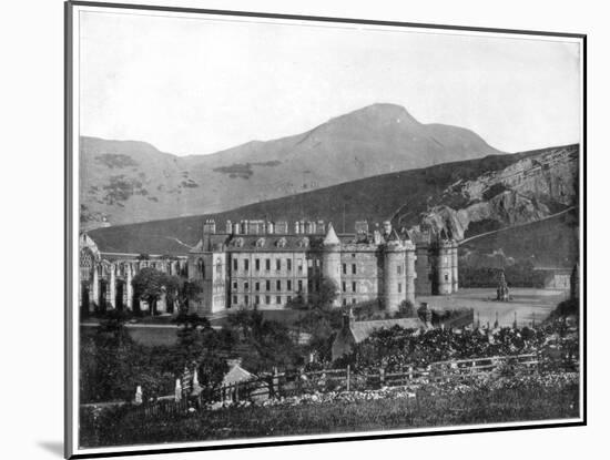 Holyrood Palace, Edinburgh, Scotland, Late 19th Century-John L Stoddard-Mounted Giclee Print