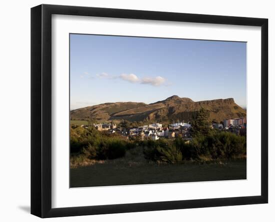 Holyrood Park and Arthur's Seat, Edinburgh, Scotland, Uk-Amanda Hall-Framed Photographic Print