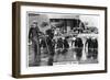 Holystoning the Deck, HMS 'Nelson, 1937-null-Framed Giclee Print