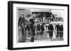 Holystoning the Deck, HMS 'Nelson, 1937-null-Framed Giclee Print