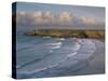 Holywell Bay, Near Newquay, Cornwall, England, United Kingdom-John Miller-Stretched Canvas