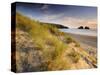 Holywell Bay with Carters Gull Rocks in the Background, Near Newquay, Cornwall, UK, June 2008-Ross Hoddinott-Stretched Canvas