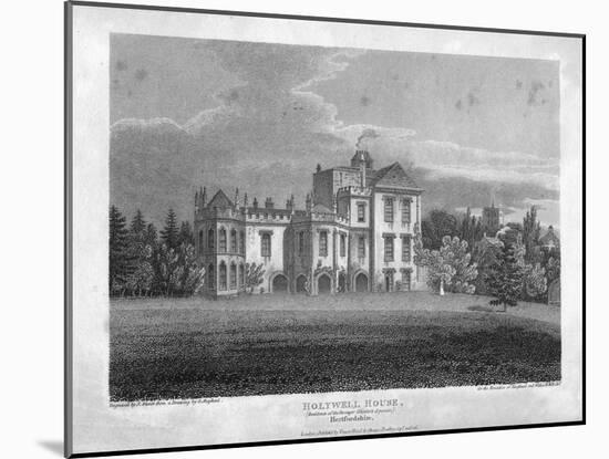 Holywell House, Hertfordshire, 1806-J Storer-Mounted Giclee Print