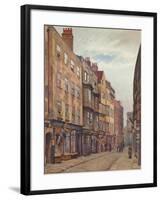 'Holywell Street, Looking West', Westminster, London, 1882 (1926)-John Crowther-Framed Giclee Print