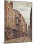 'Holywell Street, Looking West', Westminster, London, 1882 (1926)-John Crowther-Mounted Giclee Print