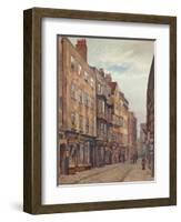 'Holywell Street, Looking West', Westminster, London, 1882 (1926)-John Crowther-Framed Giclee Print