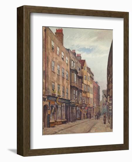 'Holywell Street, Looking West', Westminster, London, 1882 (1926)-John Crowther-Framed Giclee Print