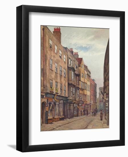 'Holywell Street, Looking West', Westminster, London, 1882 (1926)-John Crowther-Framed Giclee Print