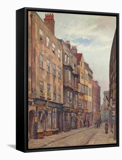 'Holywell Street, Looking West', Westminster, London, 1882 (1926)-John Crowther-Framed Stretched Canvas