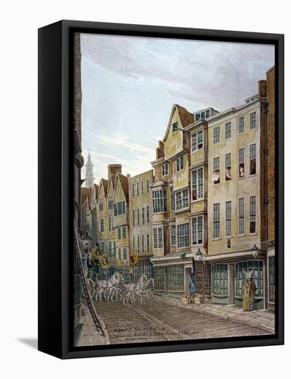 Holywell Street, Westminster, London, 1816-Robert Blemmell Schnebbelie-Framed Stretched Canvas