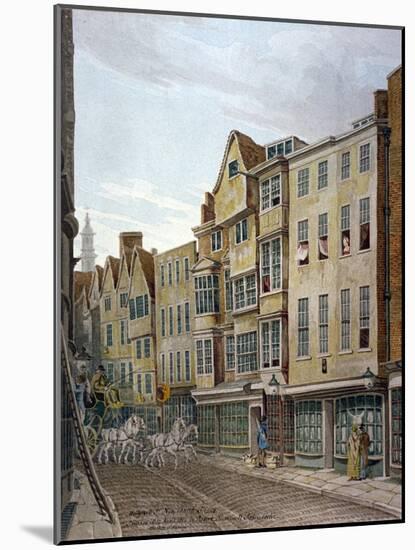 Holywell Street, Westminster, London, 1816-Robert Blemmell Schnebbelie-Mounted Giclee Print