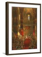 Homage of the Cossacks at the Coronation of Alexander II-Vasily Timm-Framed Art Print