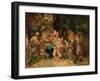 Homage (Oil on Panel)-Adolphe Joseph Thomas Monticelli-Framed Giclee Print