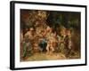 Homage (Oil on Panel)-Adolphe Joseph Thomas Monticelli-Framed Giclee Print