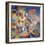 Homage to Blériot, 1914 (Tempera on Canvas)-Robert Delaunay-Framed Giclee Print