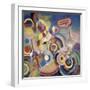 Homage to Blériot, 1914 (Tempera on Canvas)-Robert Delaunay-Framed Giclee Print