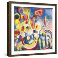 Homage to Bleriot, 1914-Robert Delaunay-Framed Giclee Print