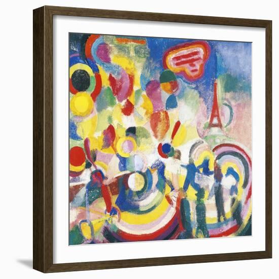 Homage to Bleriot, 1914-Robert Delaunay-Framed Giclee Print