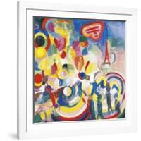 Homage to Bleriot, 1914-Robert Delaunay-Framed Giclee Print