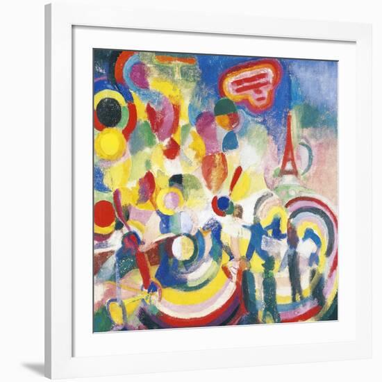 Homage to Bleriot, 1914-Robert Delaunay-Framed Giclee Print