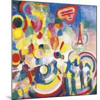 Homage to Bleriot, 1914-Robert Delaunay-Mounted Giclee Print