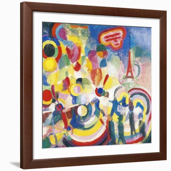 Homage to Bleriot, 1914-Robert Delaunay-Framed Giclee Print