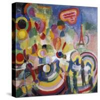 Homage to Bleriot by Robert Delaunay-null-Stretched Canvas