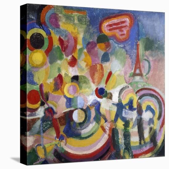 Homage to Bleriot by Robert Delaunay-null-Stretched Canvas