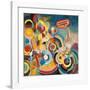 Homage to Bleriot-Robert Delaunay-Framed Art Print