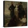 Homage to Delacroix, 1863-64-Ignace Henri Jean Fantin-Latour-Stretched Canvas