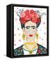 Homage to Frida Bright-Farida Zaman-Framed Stretched Canvas