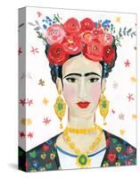 Homage to Frida Bright-Farida Zaman-Stretched Canvas