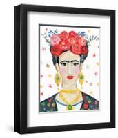 Homage to Frida Bright-Farida Zaman-Framed Art Print