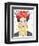 Homage to Frida Bright-Farida Zaman-Framed Art Print