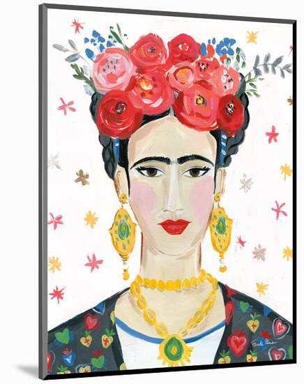 Homage to Frida Bright-Farida Zaman-Mounted Art Print