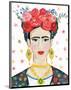 Homage to Frida Bright-Farida Zaman-Mounted Art Print